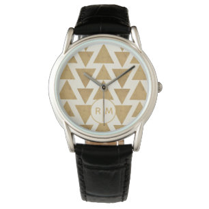 Monogram   Geo-steg utomhus   Geometrisk Guld Armbandsur