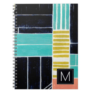 Monogram Geometriska block Anteckningsbok
