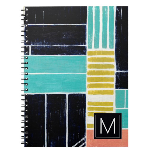 Monogram | Geometriska block Anteckningsbok (Framsidan)