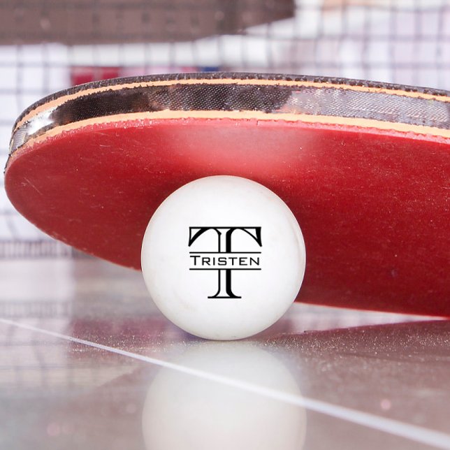 Monogram Gift Pingisboll (Skapare uppladdad)