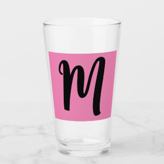 MONOGRAM GLASS ROSA TUMBLER GLASKOPP