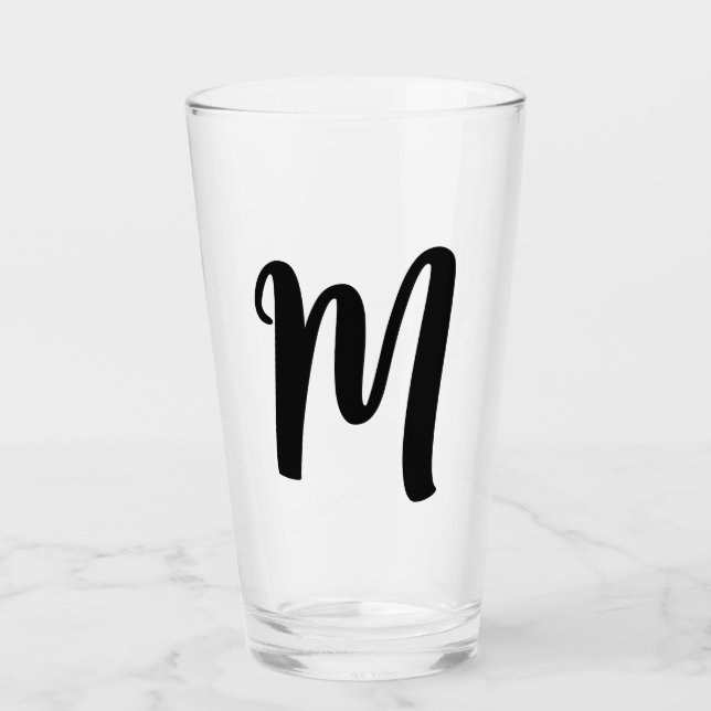 MONOGRAM GLASS TUMBLER GLASKOPP (Framsida)
