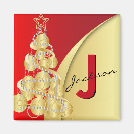 Monogram God jul Magnet