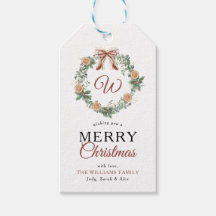 Monogram God jul Orange Utandning Foder till