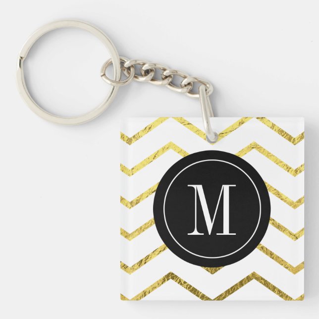 Monogram Gold Foil Chevron (Framsidan)