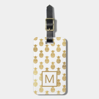 Monogram | Golden Pineappel Bagagebricka