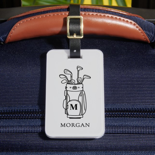Monogram Golf Bagagebricka (Framsida Insitu 2)