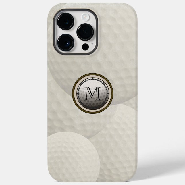 Monogram Golf Boll iphone case (Baksida)