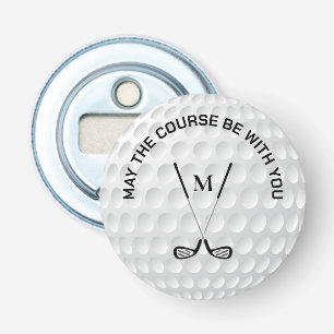 Monogram golfing anpassningsbar över klubbar flasköppnare