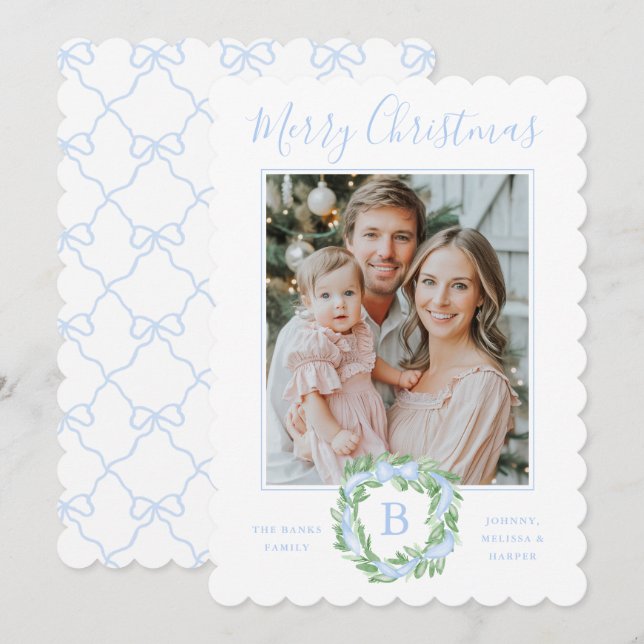 Monogram GrandMillennium jul-andedräkt Julkort (Fram/baksida)