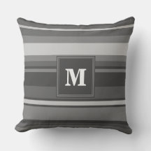 Monogram grått rand