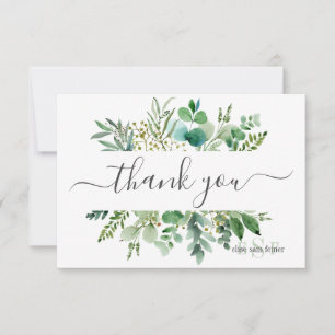 Monogram Greenery Gum Eucalyptus Tack Kort