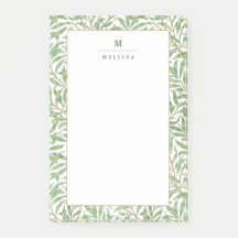 Monogram Grey Botanical Mönster William Morris