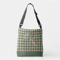 Monogram Grön Tan Buffalo Rutig Landstil 