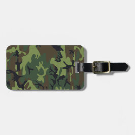 Monogram Grönt Brown Black Camo Camouflage Bagagebricka
