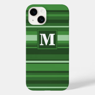 Monogram grönt rand