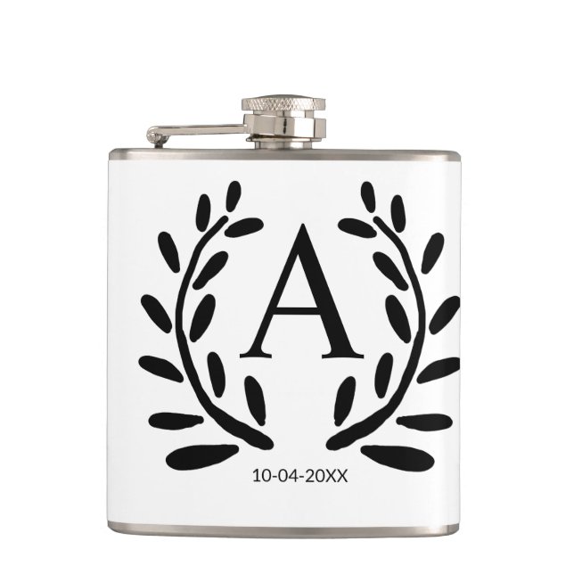 MONOGRAM GROOMSMAN ADD YEAR DATE NAMN GIFTS FICKPLUNTA (Framsidan)