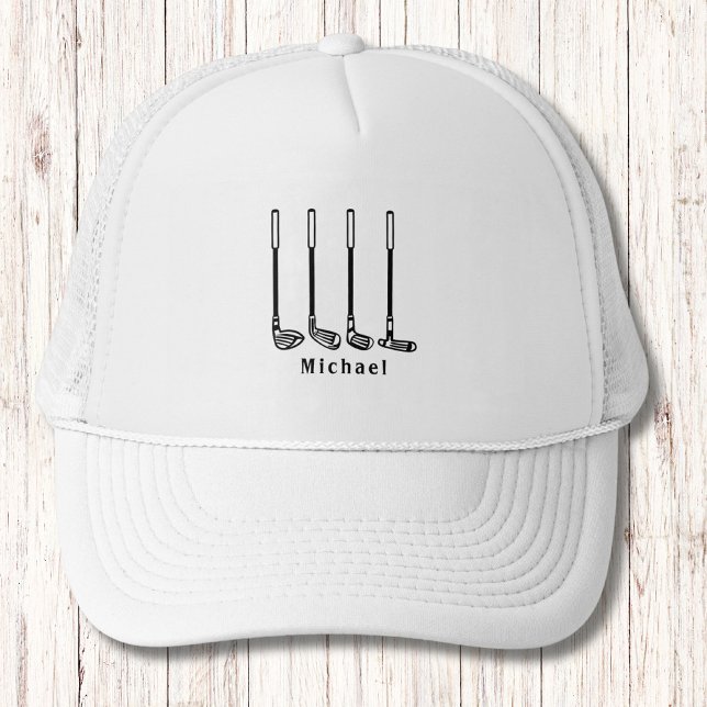 Monogram Groomsman Hat | Golf Klubb Hat Keps (Skapare uppladdad)