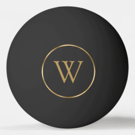 Monogram Guld Black Pingisboll
