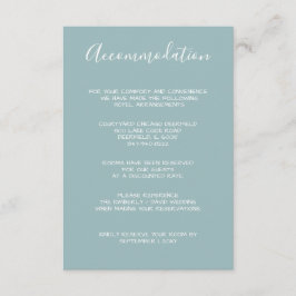 Monogram Guld Blue-inkvarteringskort för Vapensköl Tilläggskort