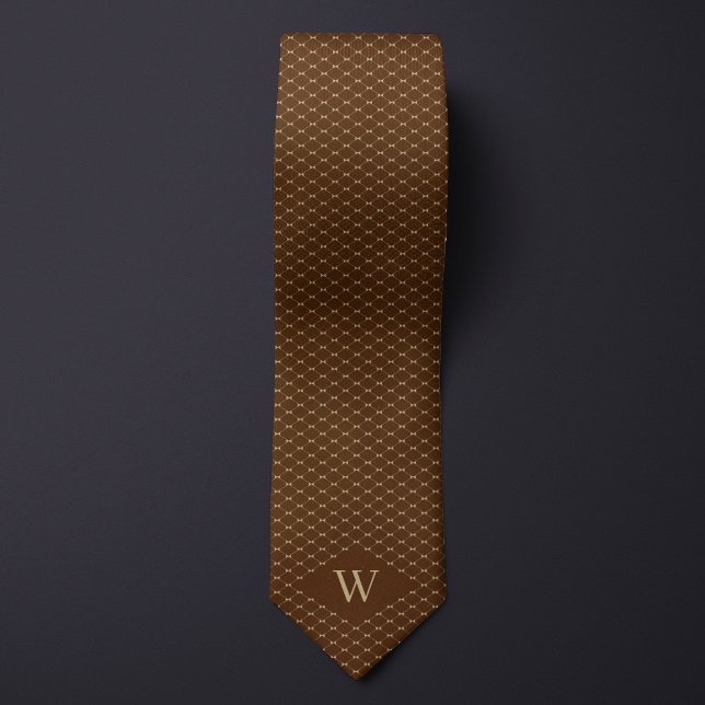 Monogram Guld chain-Link Mönster Slips (Skapare uppladdad)