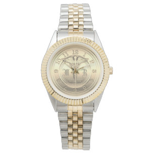 Monogram Guld Doktor Medical Clinical Armbandsur