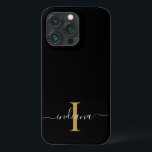 Monogram Guld Initial Grått Script Namn Modern<br><div class="desc">Skapa helt och hållet din egen anpassningsbar- och personlig Monogram Initial Script Script Namn Black-telefon genom att klicka på knappen "Anpassa" ovan. Med användan "Anpassa" kan du ändra ordning på och formatera stil och textplacering. Kan lätt användas för andra speciella händelser som årsdagar, babydusch, födelsedagsfest, nyfödd bebis, värdgåvor för husuppvärmning...</div>