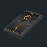 Monogram Guld och svart läder<br><div class="desc">Trifold Wallet. ⭐ Denna produkt är 100 % Anpassade. *****Klicka på KNAPPEN ANPASSA om du vill lägga till, ta bort, flytta, ändra storlek, ändra storlek, rotera, osv.någon av de bilder, den text eller den använda som fyllningen i rutor har. 99 procent av mina konstruktioner i min butik är gjorda i...</div>