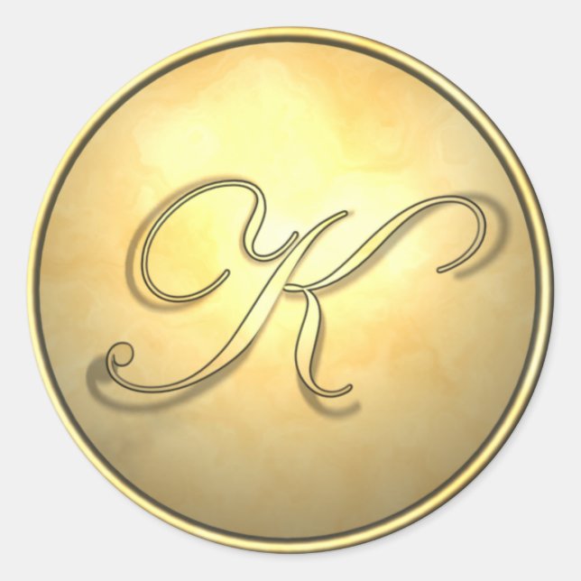 monogram_guld runt klistermärke (Framsida)