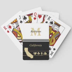 Monogram Guld Silhouette California Casinokort