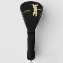 Monogram Guld Silhouette Golfer