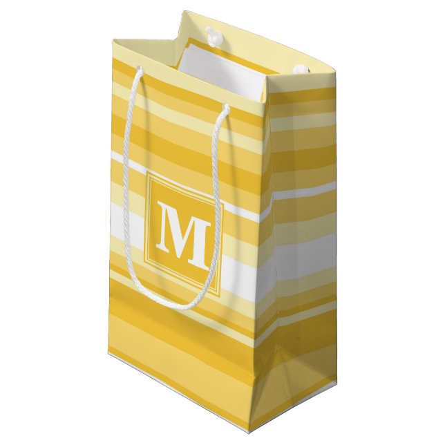 Monogram gult rand (Framsidan Vinklad)