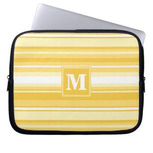 Monogram gult rand laptop fodral