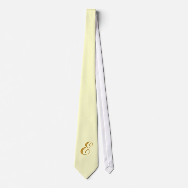Monogram Gult Tie Slips (Framsida)
