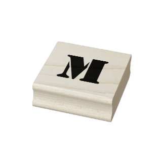 Monogram gummi frimärke, anpassningsbar monogram f stämpel