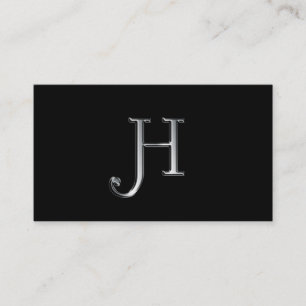 Monogram H-affärskort Visitkort