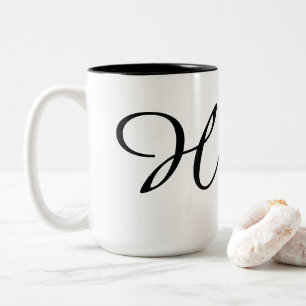Monogram-H Två-Tonad Mugg