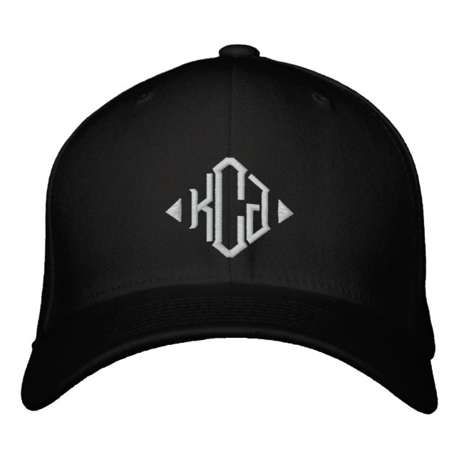Monogram Hat Broderad Keps (Framsida)