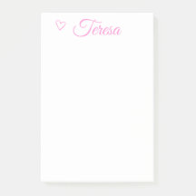 MONOGRAM HEART Notes