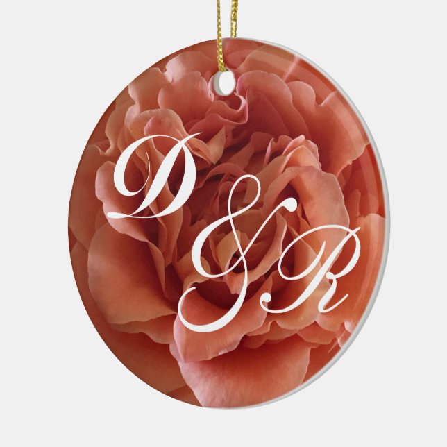 Monogram Helgdag Ornament (Vänster)