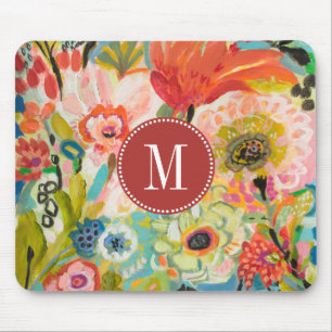 Monogram  Hemlig trädgård Blommigt III Musmatta