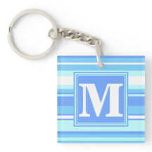 Monogram himlar blue rand