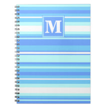 Monogram himlar blue rand