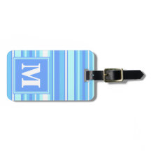 Monogram himlar blue rand