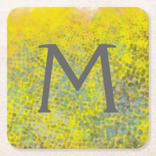 Monogram Hive I Underlägg Papper Kvadrat