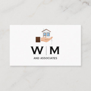 Monogram Holding House Visitkort