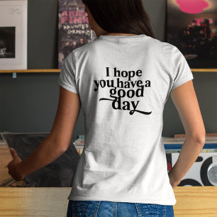 Monogram, hoppas jag att du har en Bra T Shirt