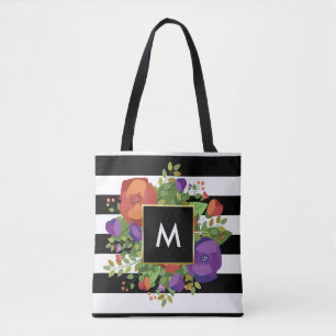 Monogram Hösten Bukett med rosor Tygkasse