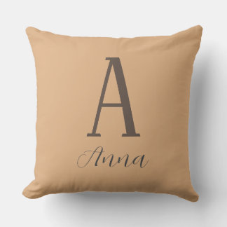 Monogram höstvib kudde