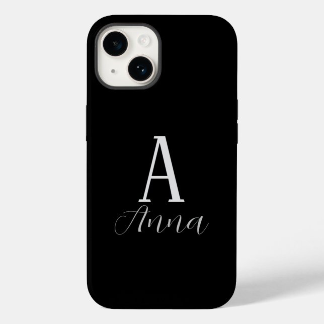 Monogram höstvibe Fodral-Mate iphone case (Baksida)